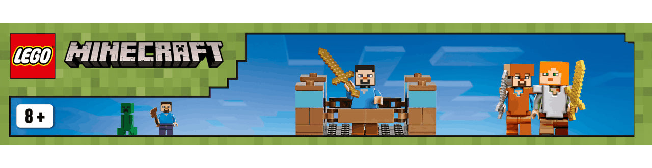 Erlebe die Minecraft-Welt mit LEGO Minecraft - Kreative Abenteuer in bunten Blöcken!