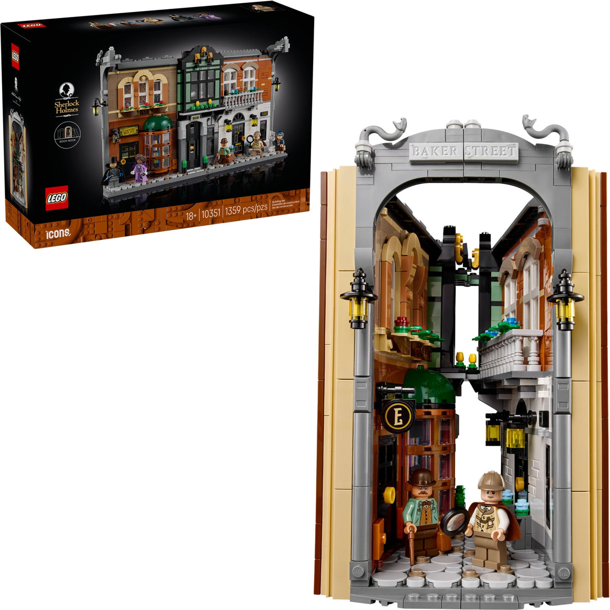 LEGO Icons 10351 Sherlock Holmes: Bücherstütze