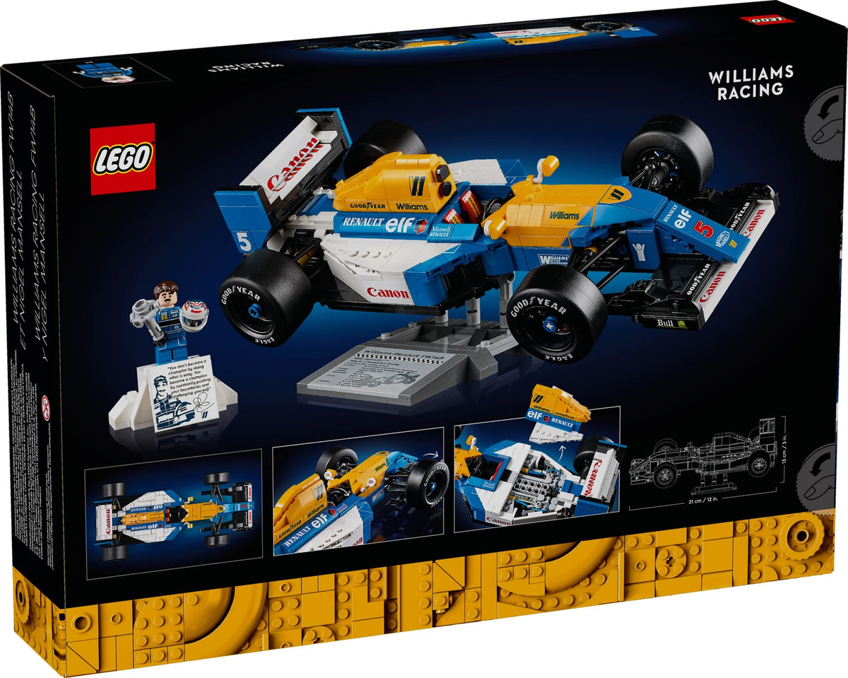 LEGO Icons 10353 Williams Racing FW14B mit Nigel Mansell