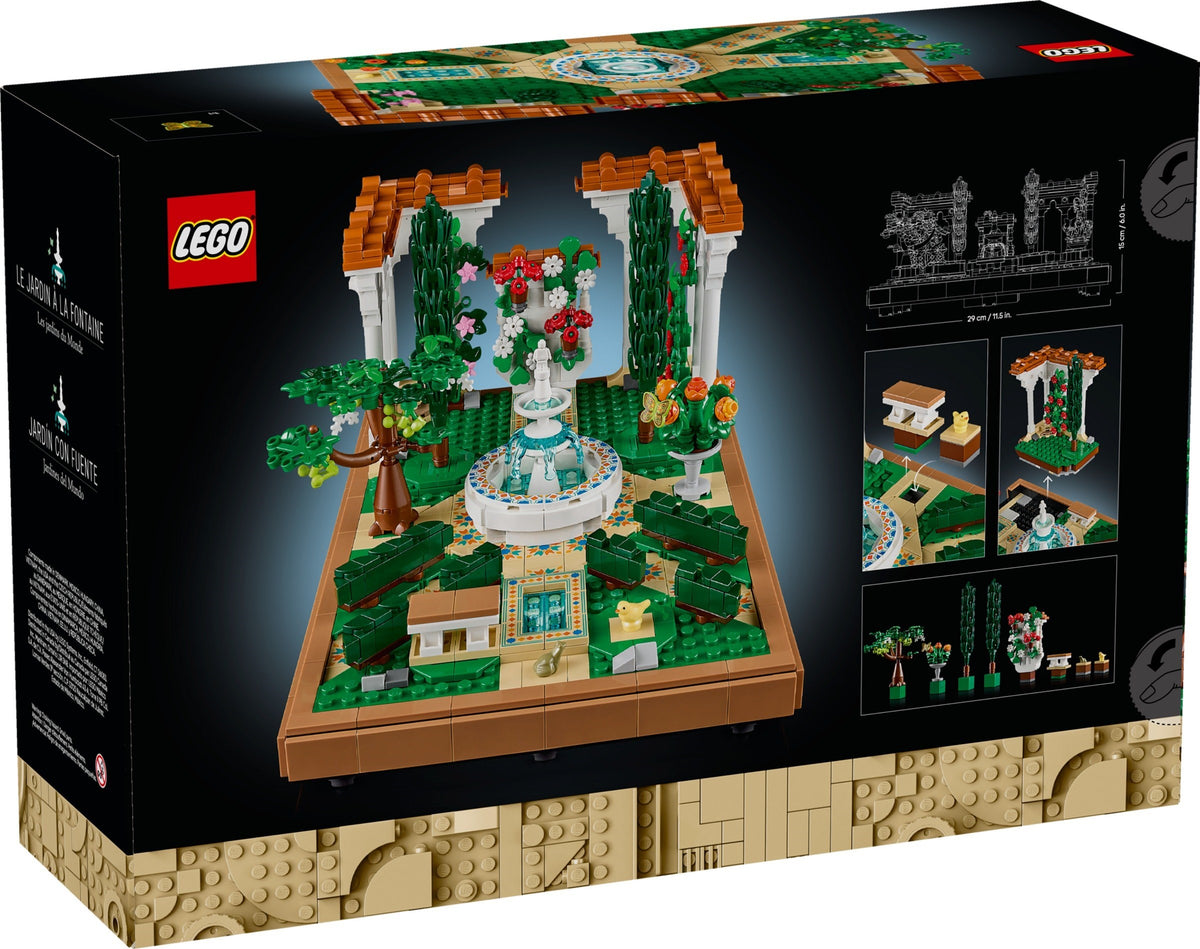 LEGO Icons 10359 Springbrunnengarten
