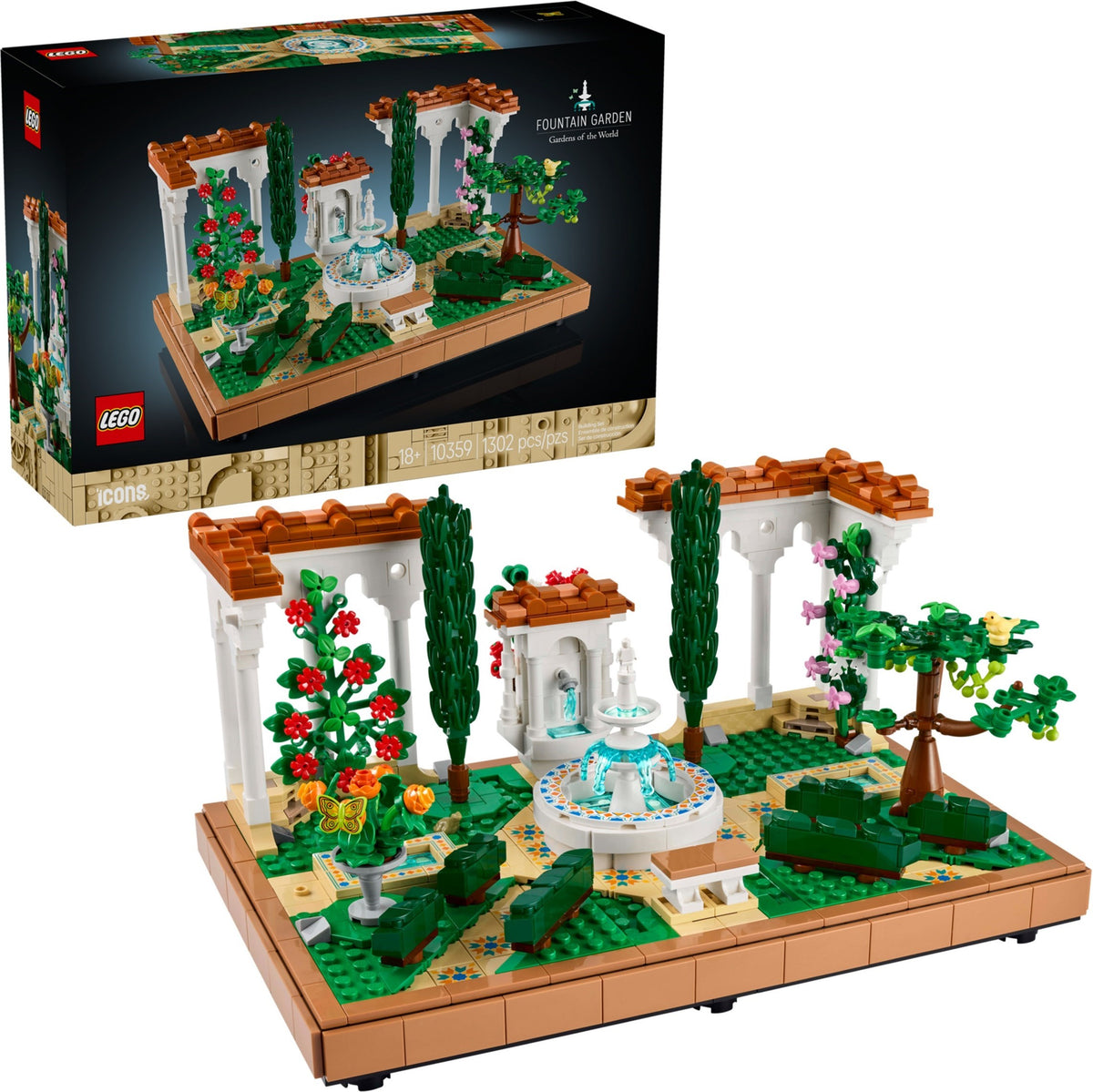 LEGO Icons 10359 Springbrunnengarten