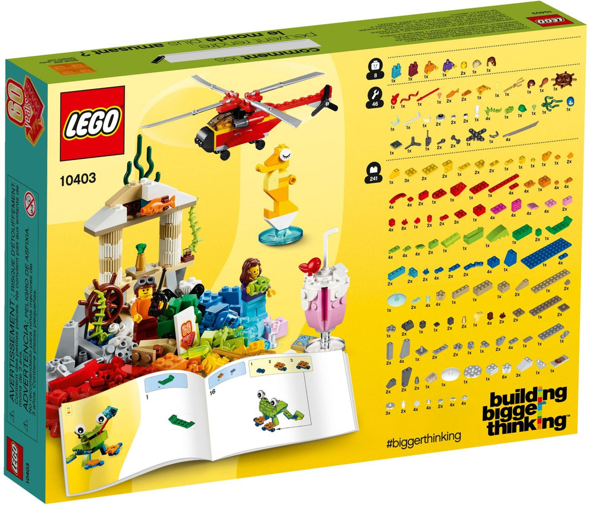 LEGO Building Bigger Thinking 10403 Spaß in der Welt