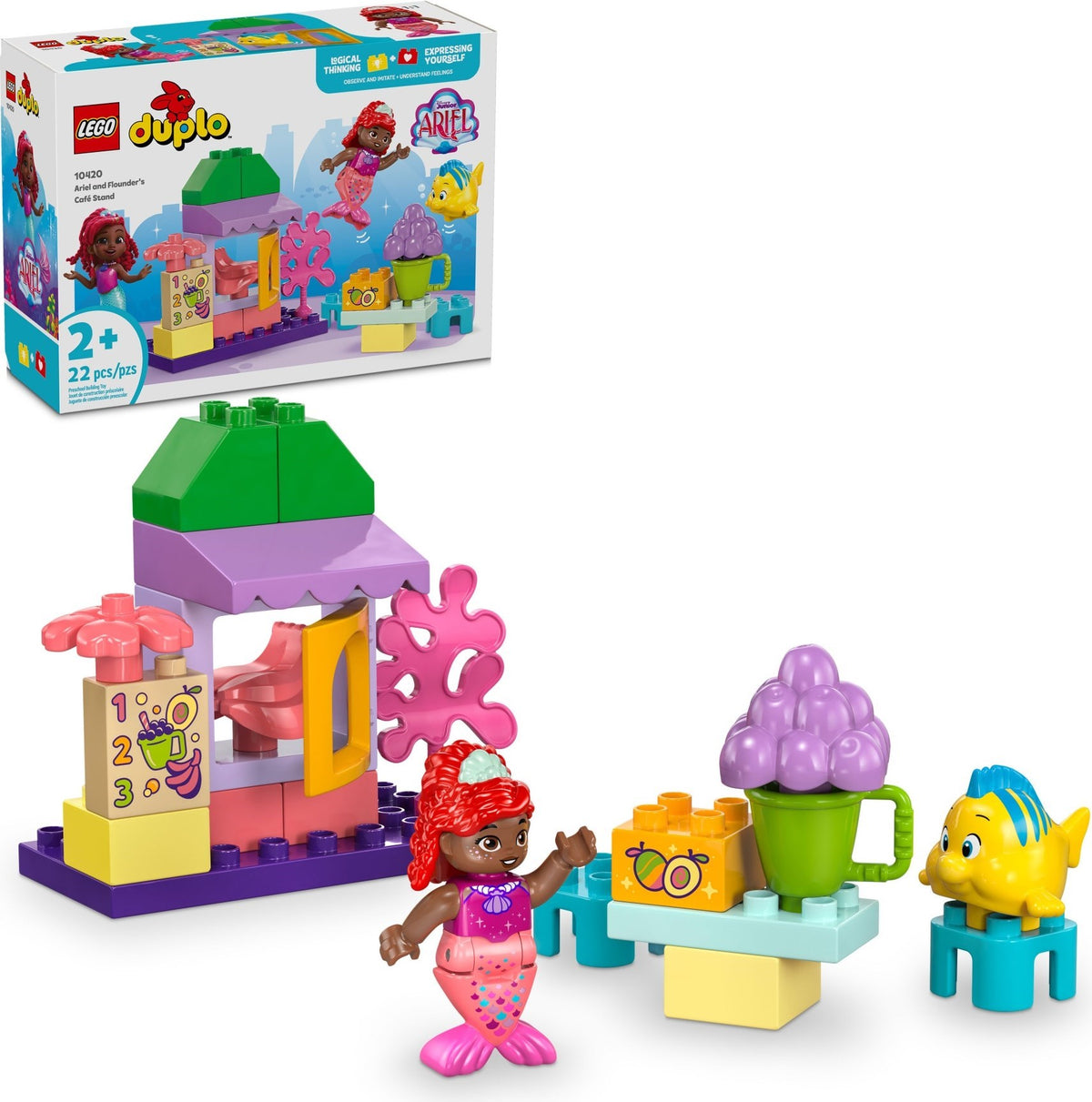 LEGO DUPLO 10420 Arielles und Fabius&#39; Café-Kiosk