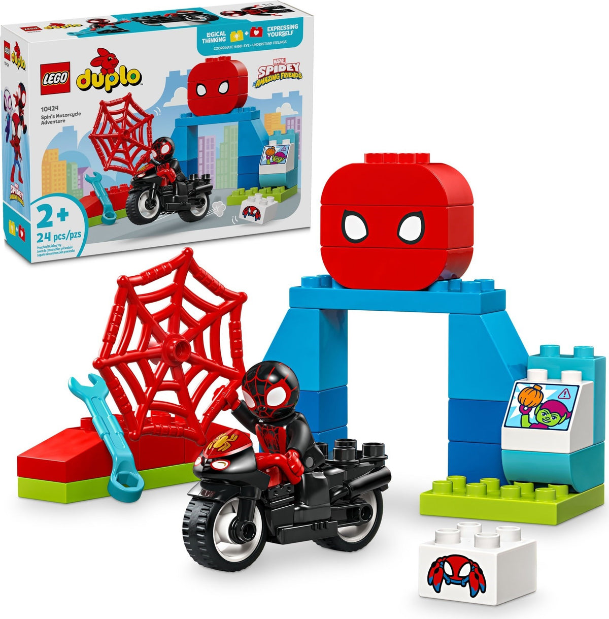 LEGO DUPLO 10424 Spins Motorrad-Abenteuer