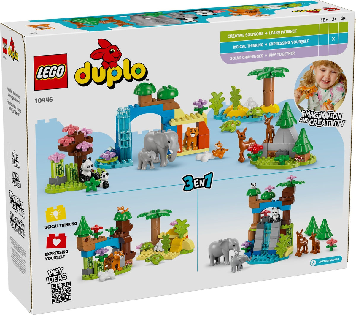 LEGO DUPLO 10446 Wildtier-Familien 3-in-1-Set