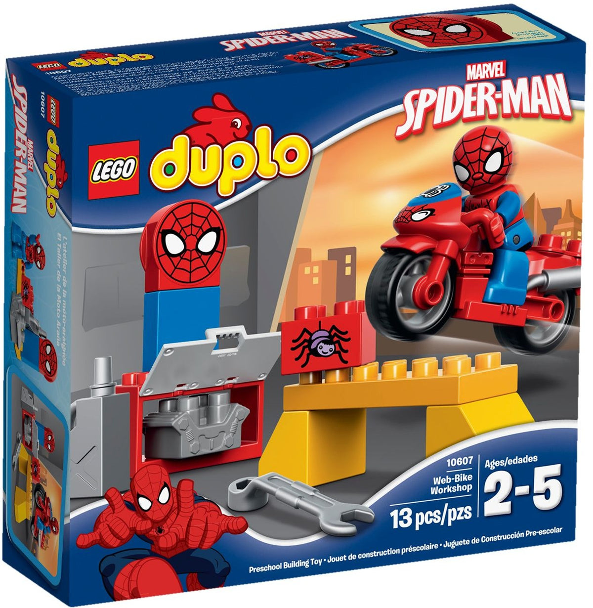 LEGO DUPLO 10607 Spider-Man – Motorrad-Werkstatt