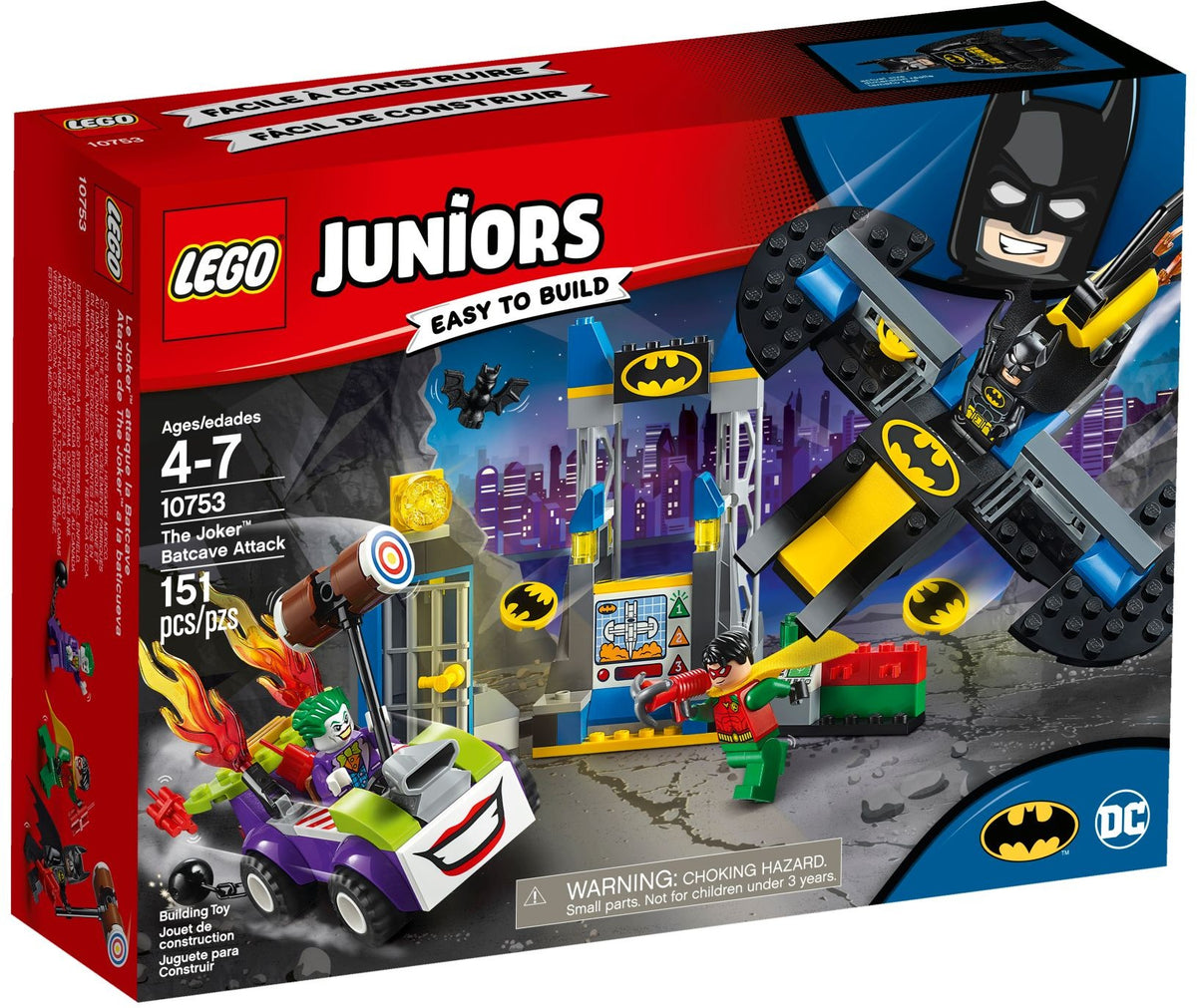 LEGO Juniors 10753 Der Joker und die Bathöhle