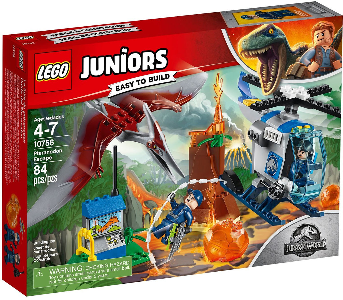 LEGO JURASSIC WORLD Juniors 10756 Flucht vor dem Pteranodon