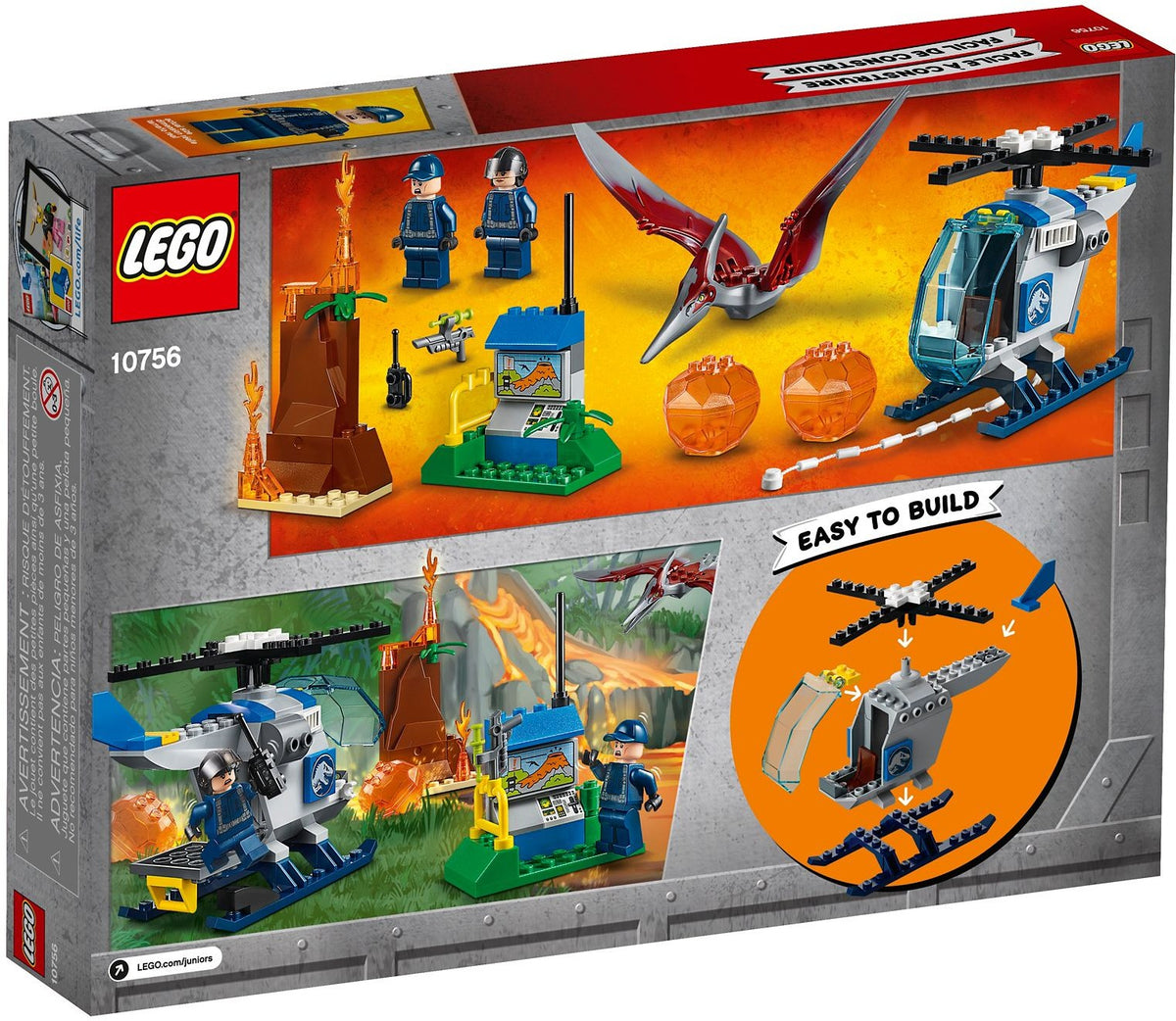 LEGO JURASSIC WORLD Juniors 10756 Flucht vor dem Pteranodon