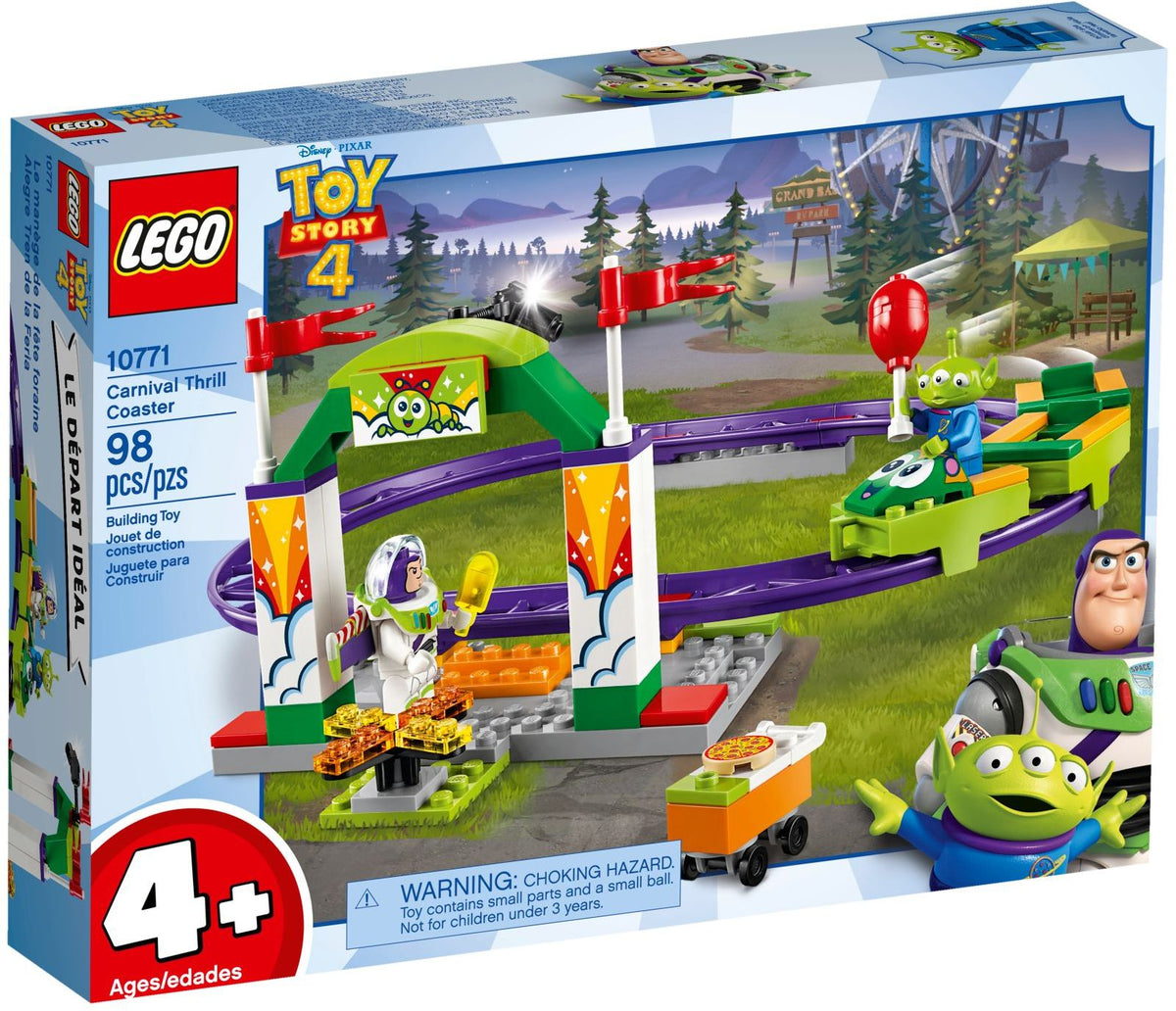 LEGO Disney Toy Story 10771 Buzz wilde Achterbahnfahrt