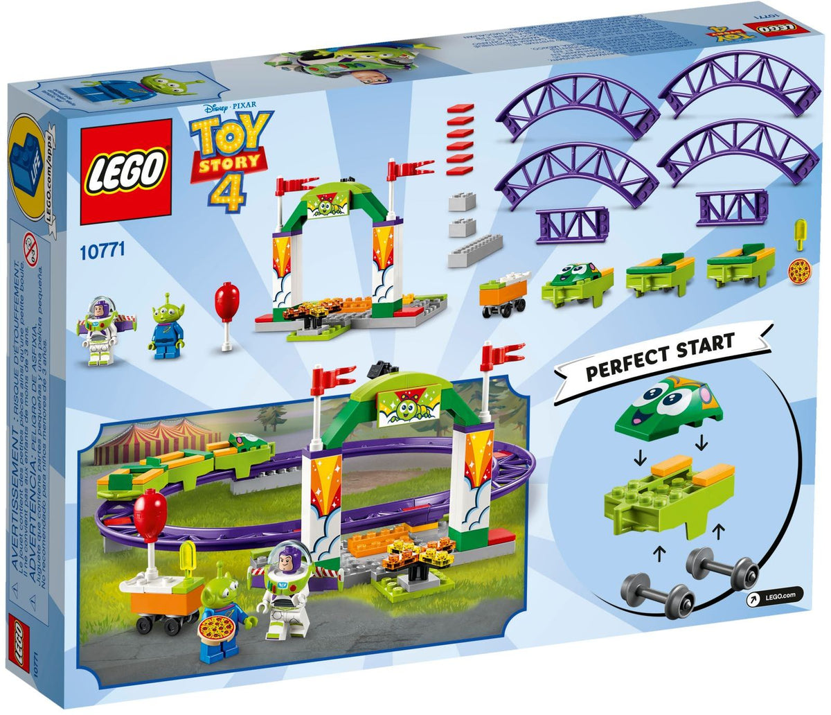 LEGO Disney Toy Story 10771 Buzz wilde Achterbahnfahrt