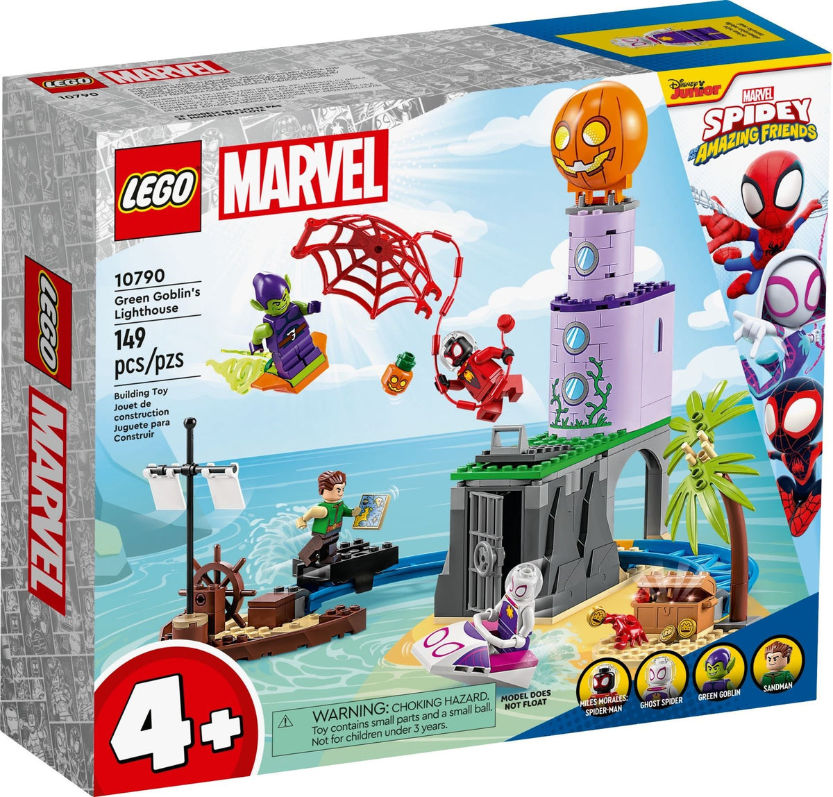 LEGO Super Heroes 10790 Spideys Team an Green Goblins Leuchtturm