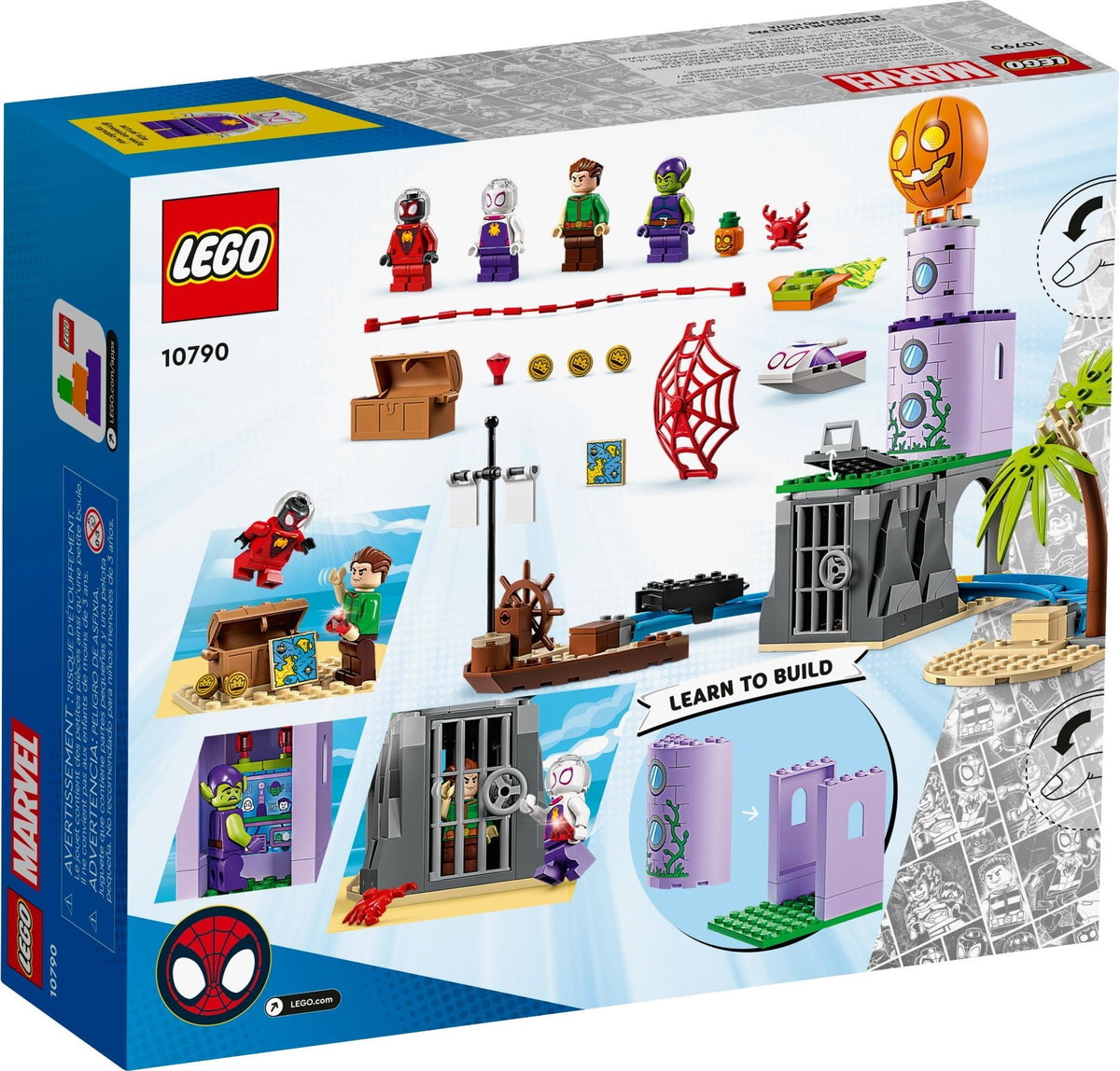 LEGO Super Heroes 10790 Spideys Team an Green Goblins Leuchtturm