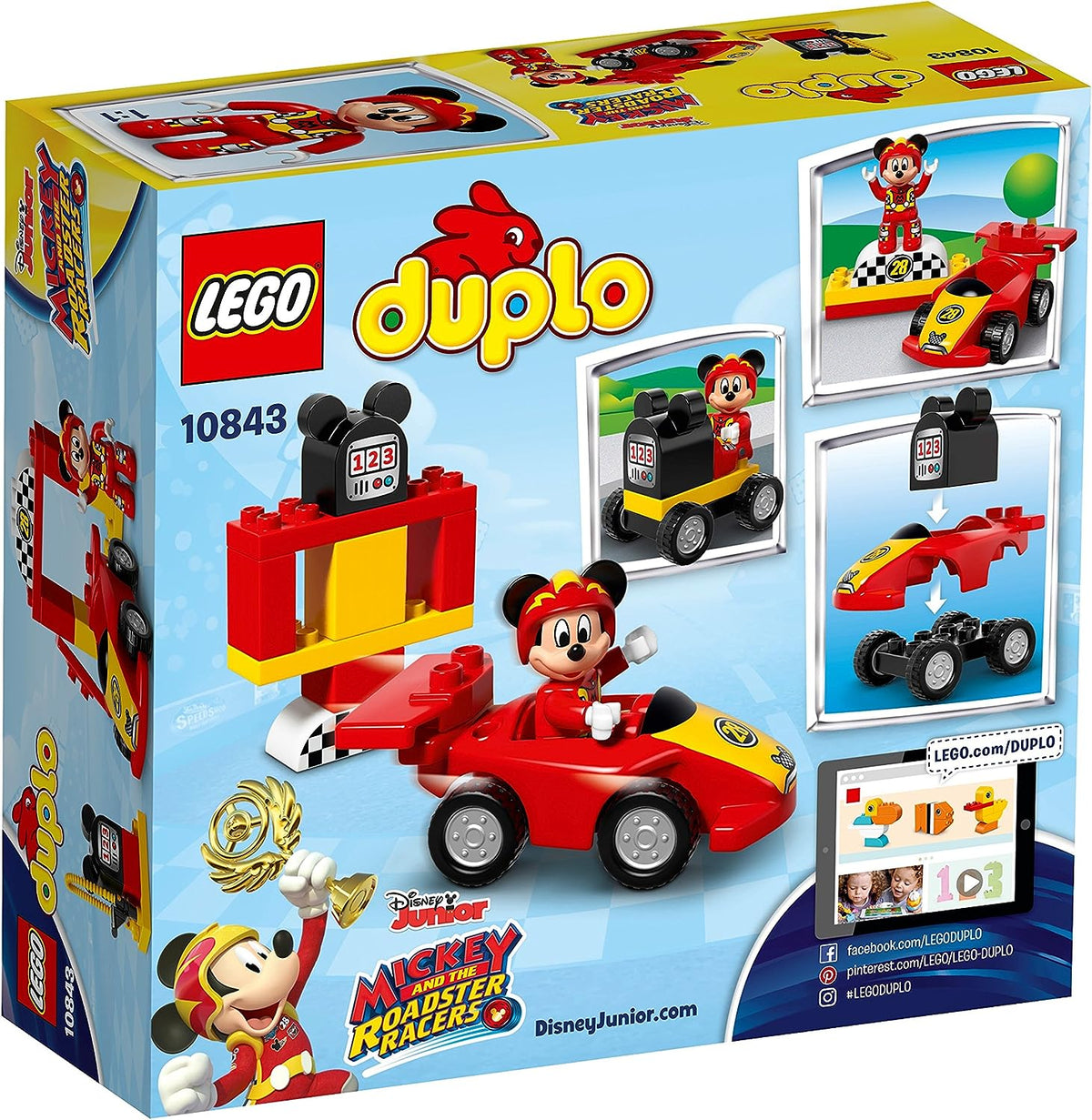 LEGO DUPLO 10843 Mickys Rennwagen