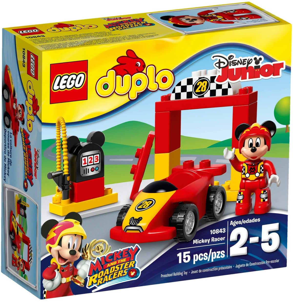 LEGO DUPLO 10843 Mickys Rennwagen