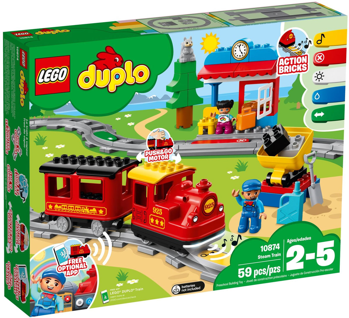 LEGO DUPLO 10874 Dampfeisenbahn