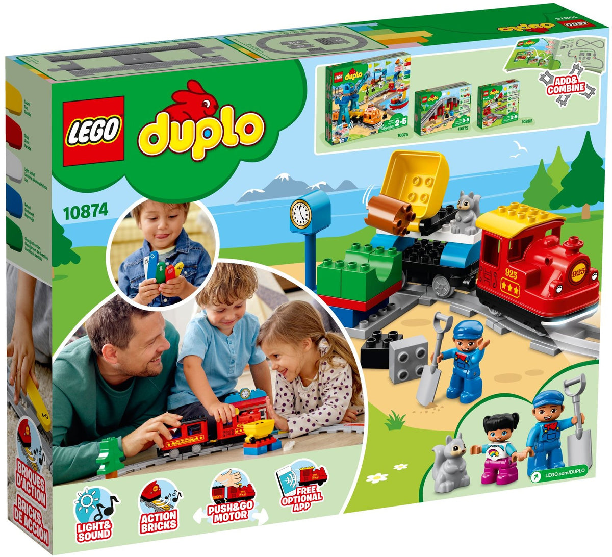 LEGO DUPLO 10874 Dampfeisenbahn