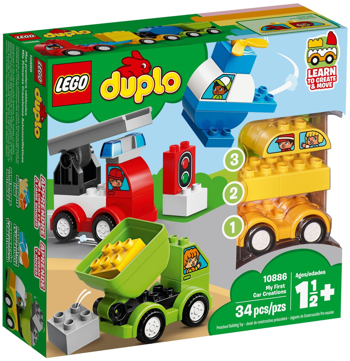 LEGO DUPLO 10886 Meine ersten Fahrzeuge