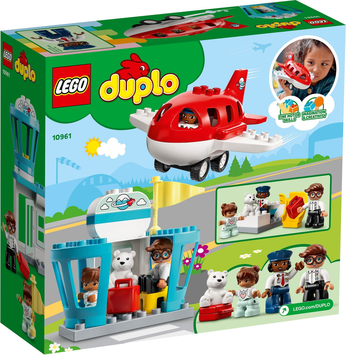 LEGO DUPLO 10961 Flugzeug und Flughafen