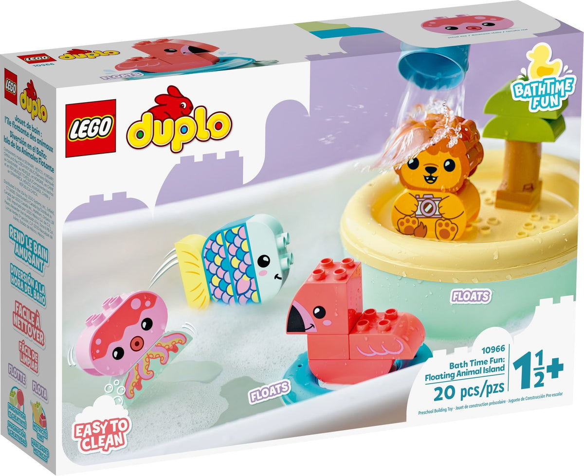 LEGO DUPLO 10966 Badewannenspaß: Schwimmende Tierinsel