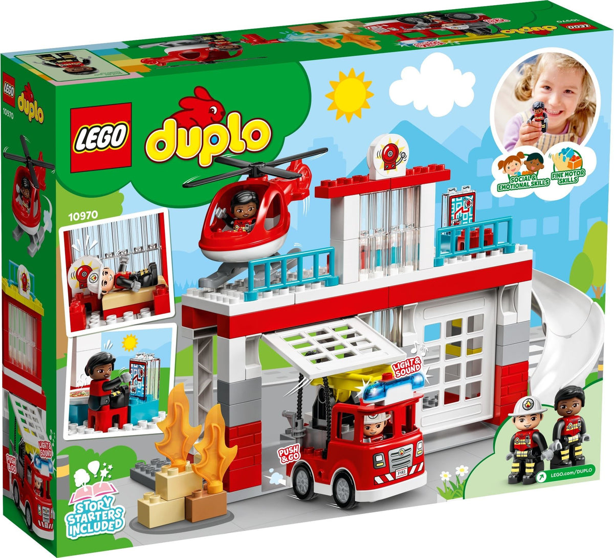 LEGO DUPLO 10970 Feuerwehrwache mit Hubschrauber