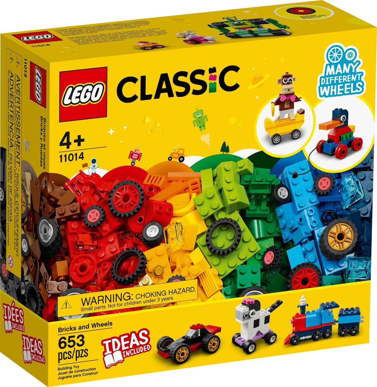LEGO Classic 11014 Steinebox mit Rädern