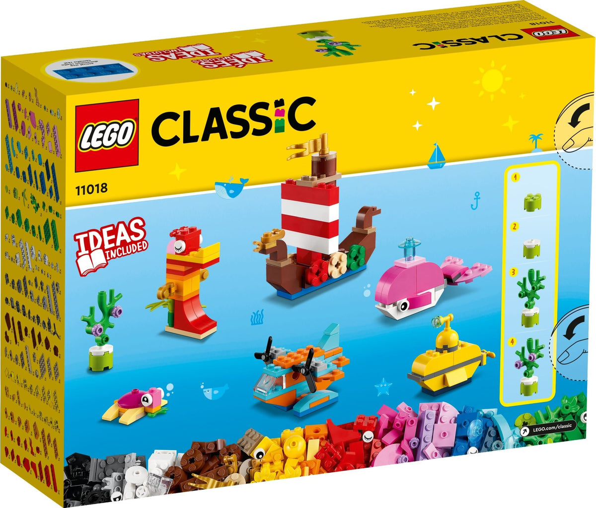 - 11018 Toymigo Meeresspaß Kreativer Classic LEGO