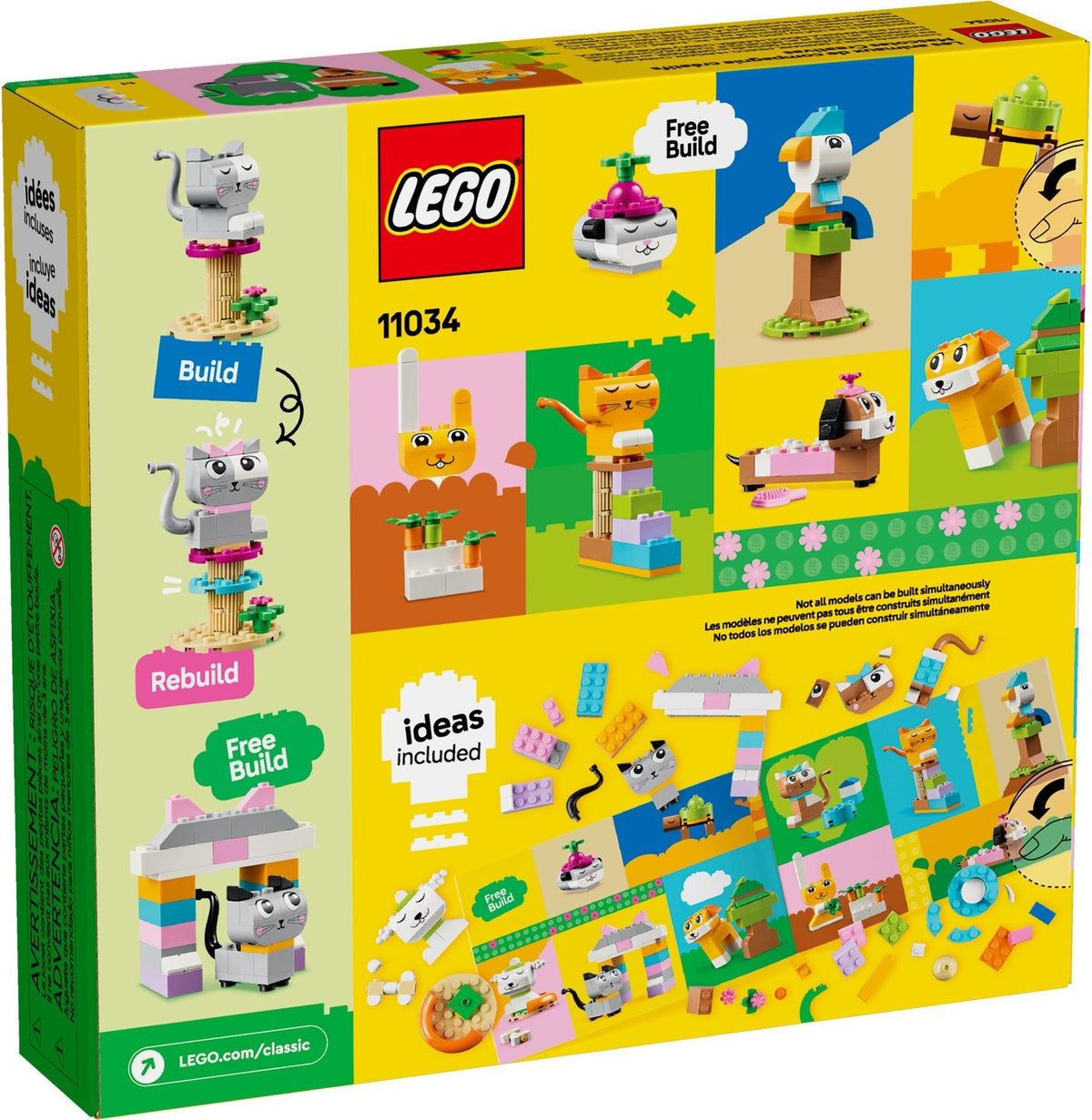 LEGO Classic 11034 Kreative Tiere