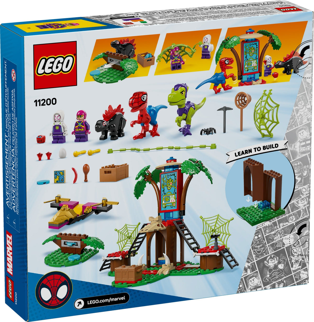 LEGO DC Super Heroes 11200 Showdown am Baumhaus: Spidey-Rex vs. Gobby-Raptor