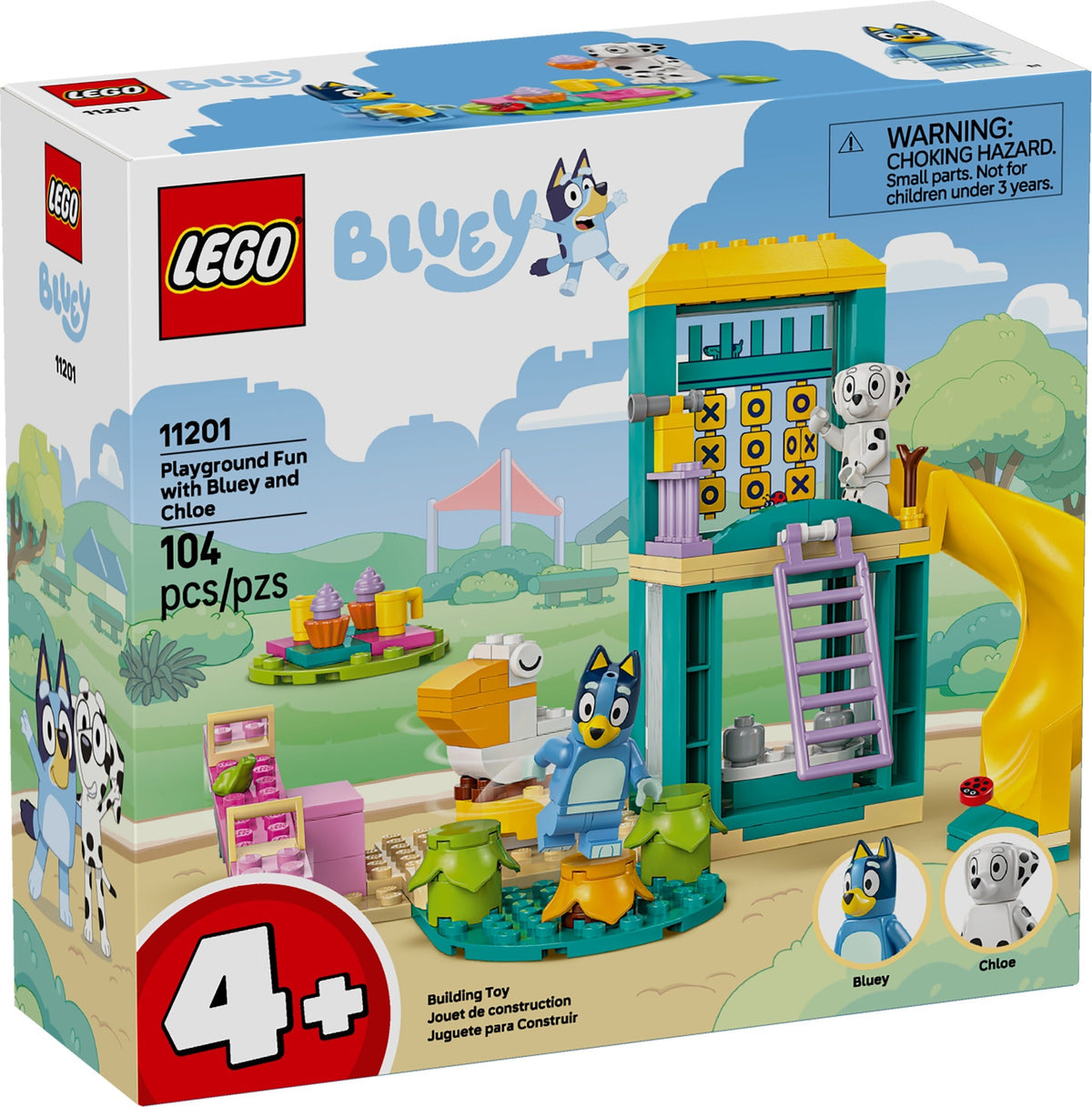 LEGO Bluey 11201 Bluey und Chloe auf dem Spielplatz