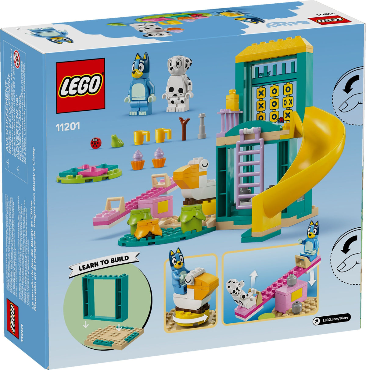 LEGO Bluey 11201 Bluey und Chloe auf dem Spielplatz