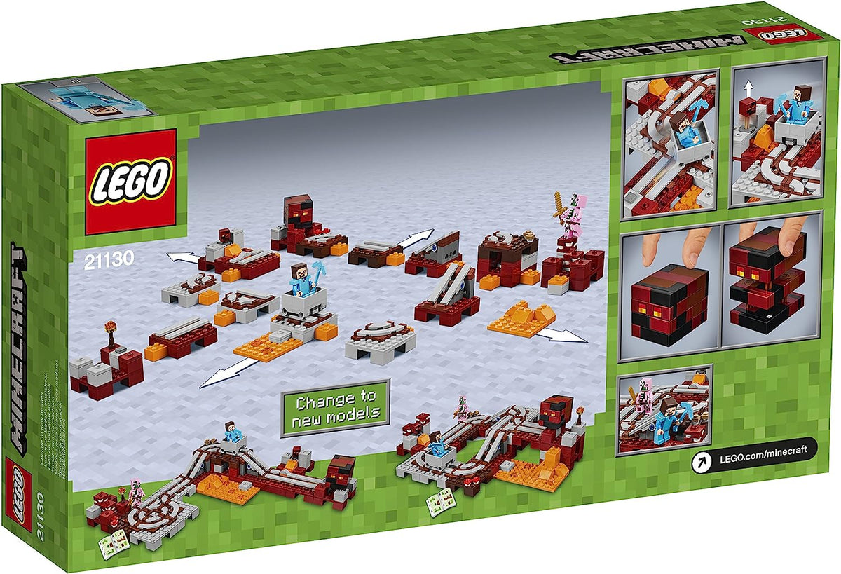 LEGO Minecraft 21130 Die Nether-Eisenbahn