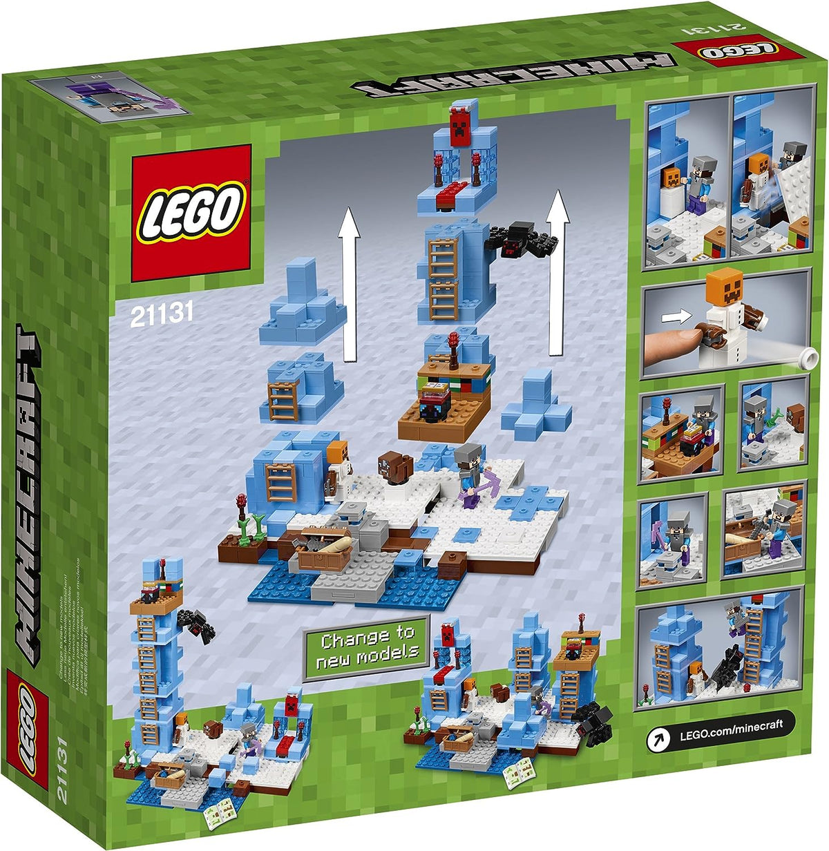 LEGO Minecraft 21131 Türme aus Eis