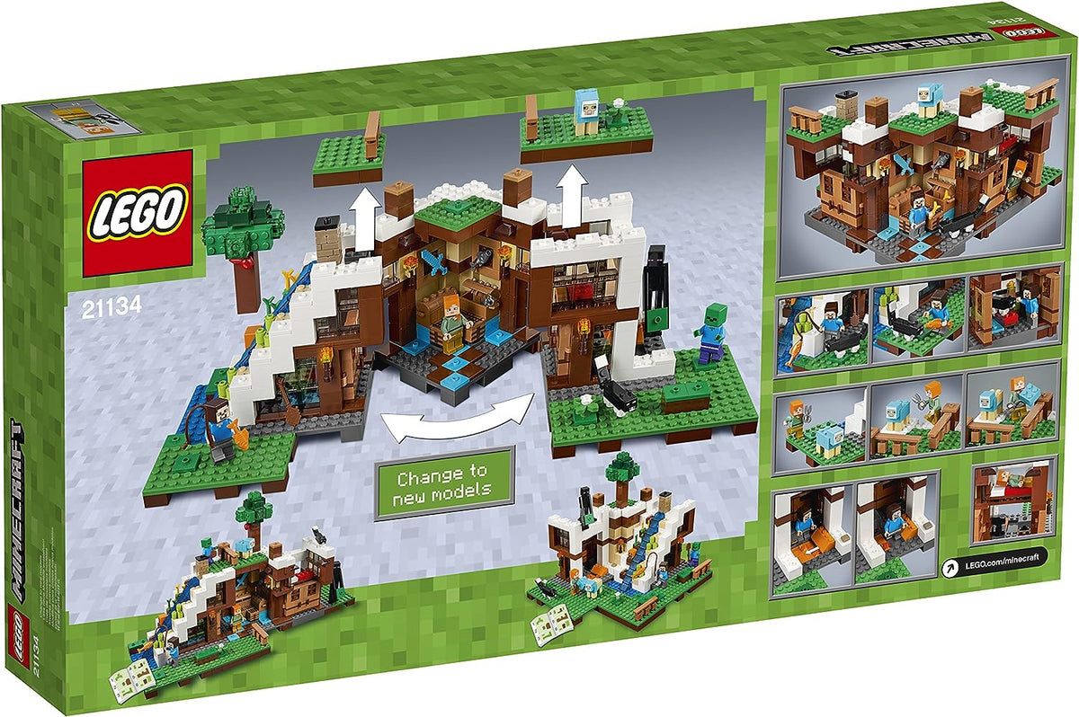LEGO Minecraft 21134 Unterschlupf im Wasserfall