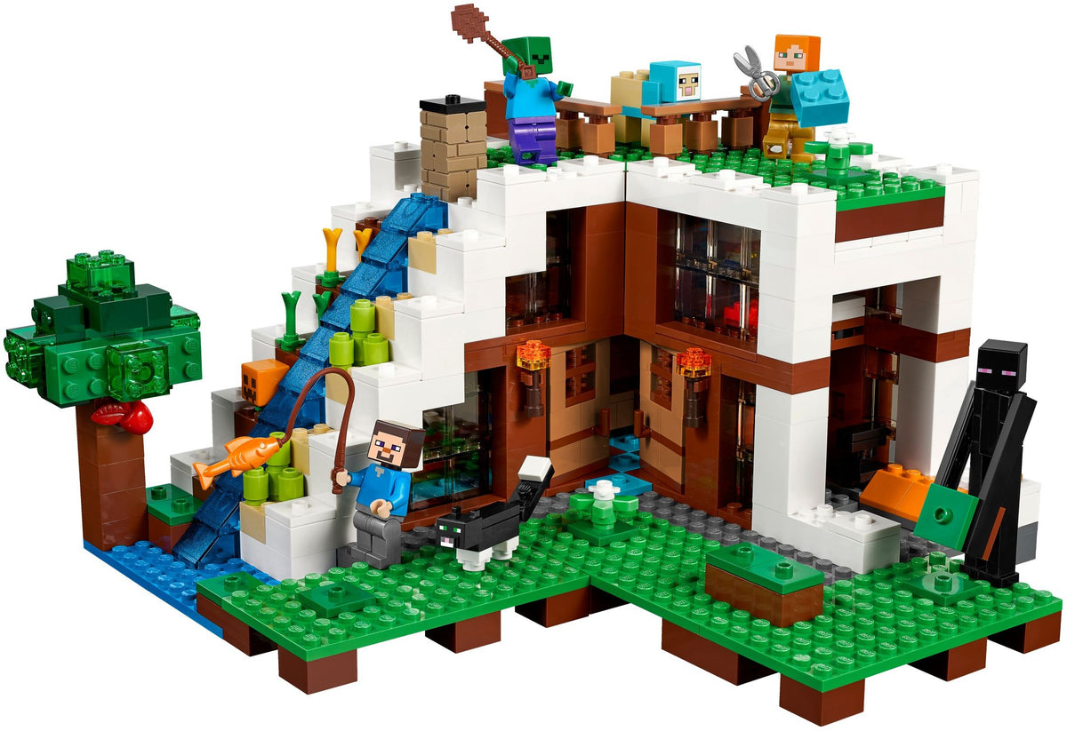 LEGO Minecraft 21134 Unterschlupf im Wasserfall