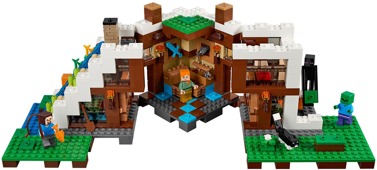 LEGO Minecraft 21134 Unterschlupf im Wasserfall