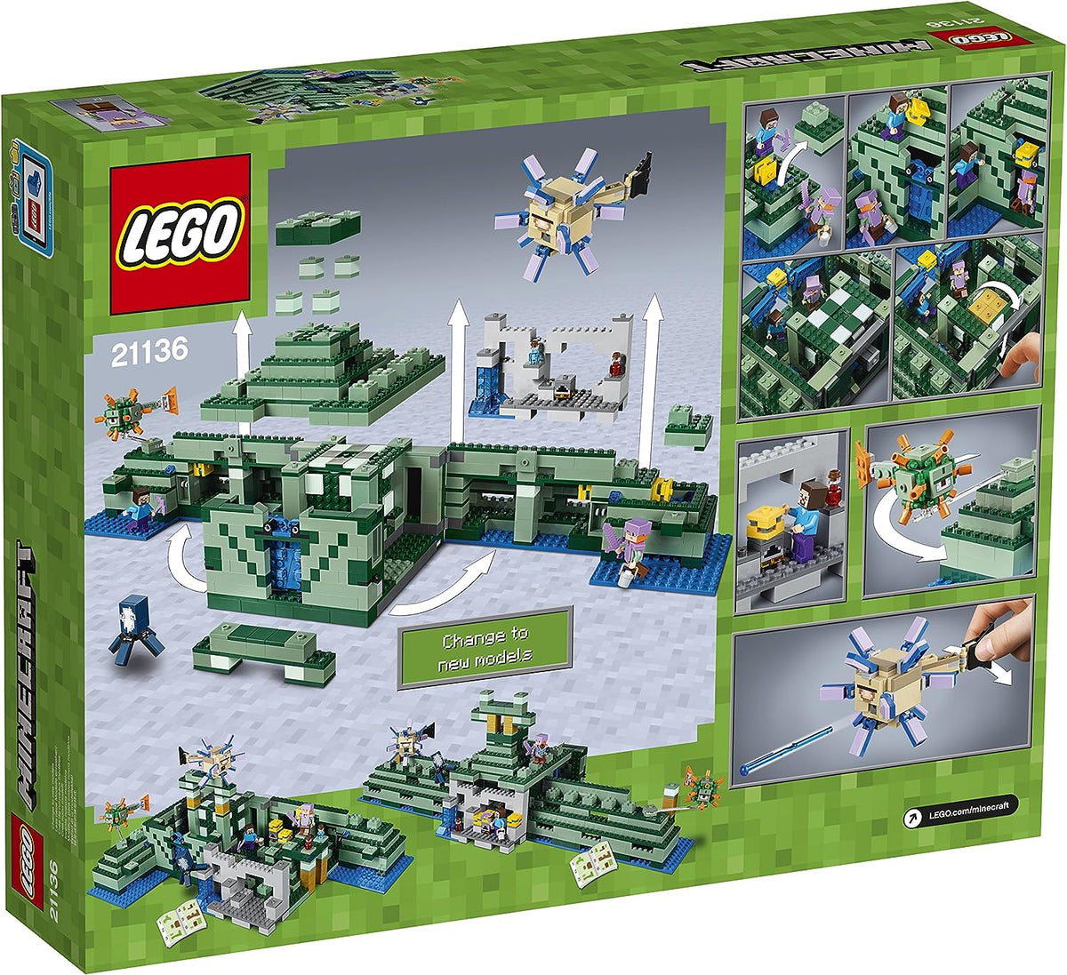 LEGO Minecraft 21136 Das Ozeanmonument