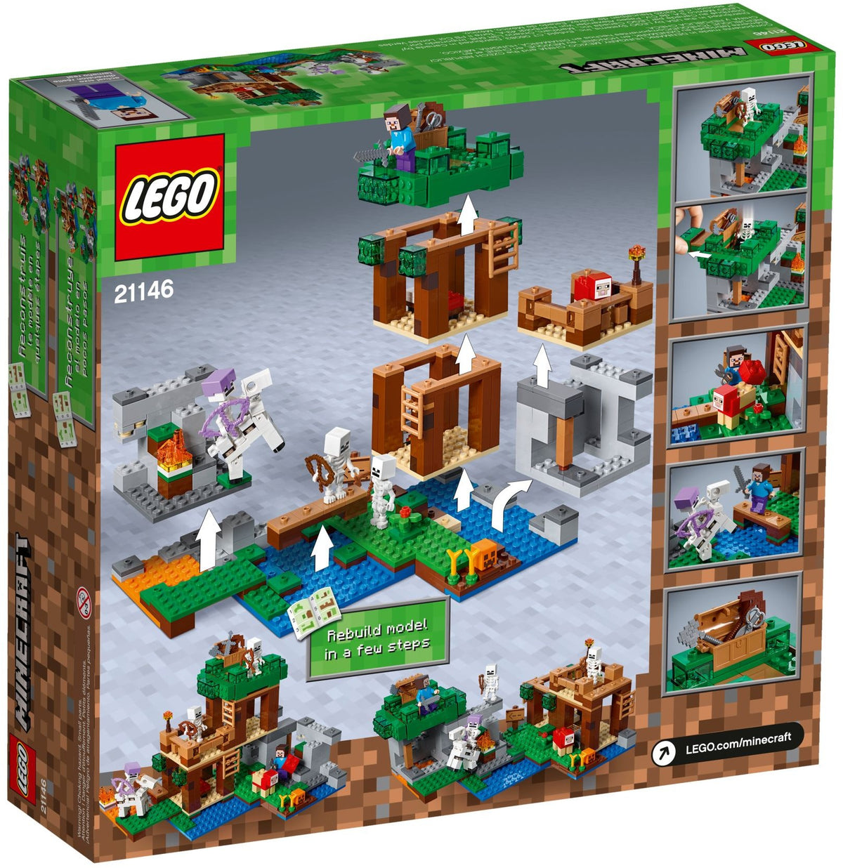 LEGO Minecraft 21146 Die Skelette kommen!