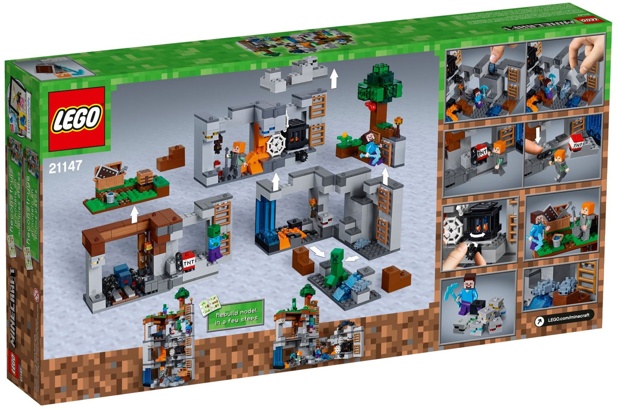 LEGO Minecraft 21147 Abenteuer in den Felsen