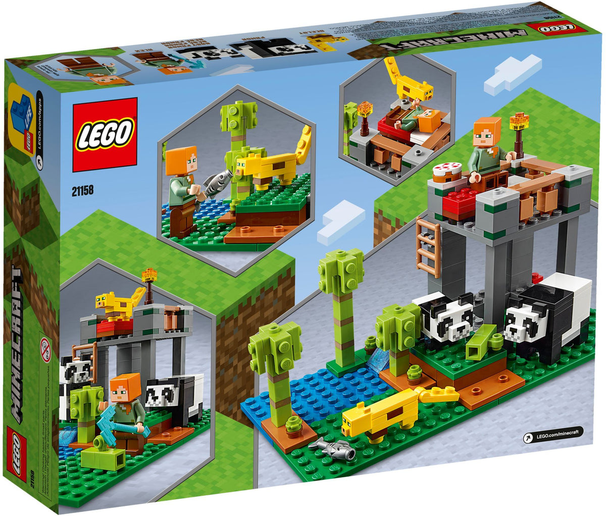 LEGO Minecraft 21158 Der Panda-Kindergarten