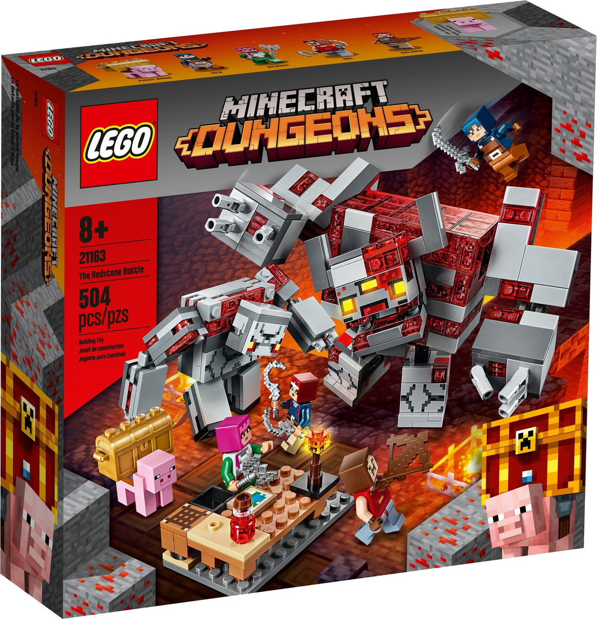 LEGO Minecraft 21163 Das Redstone-Kräftemessen
