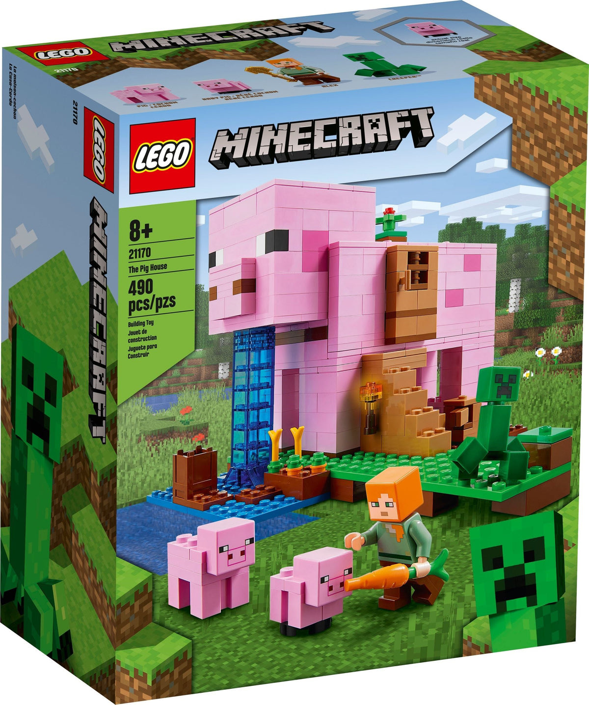 LEGO Minecraft 21170 Das Schweinehaus