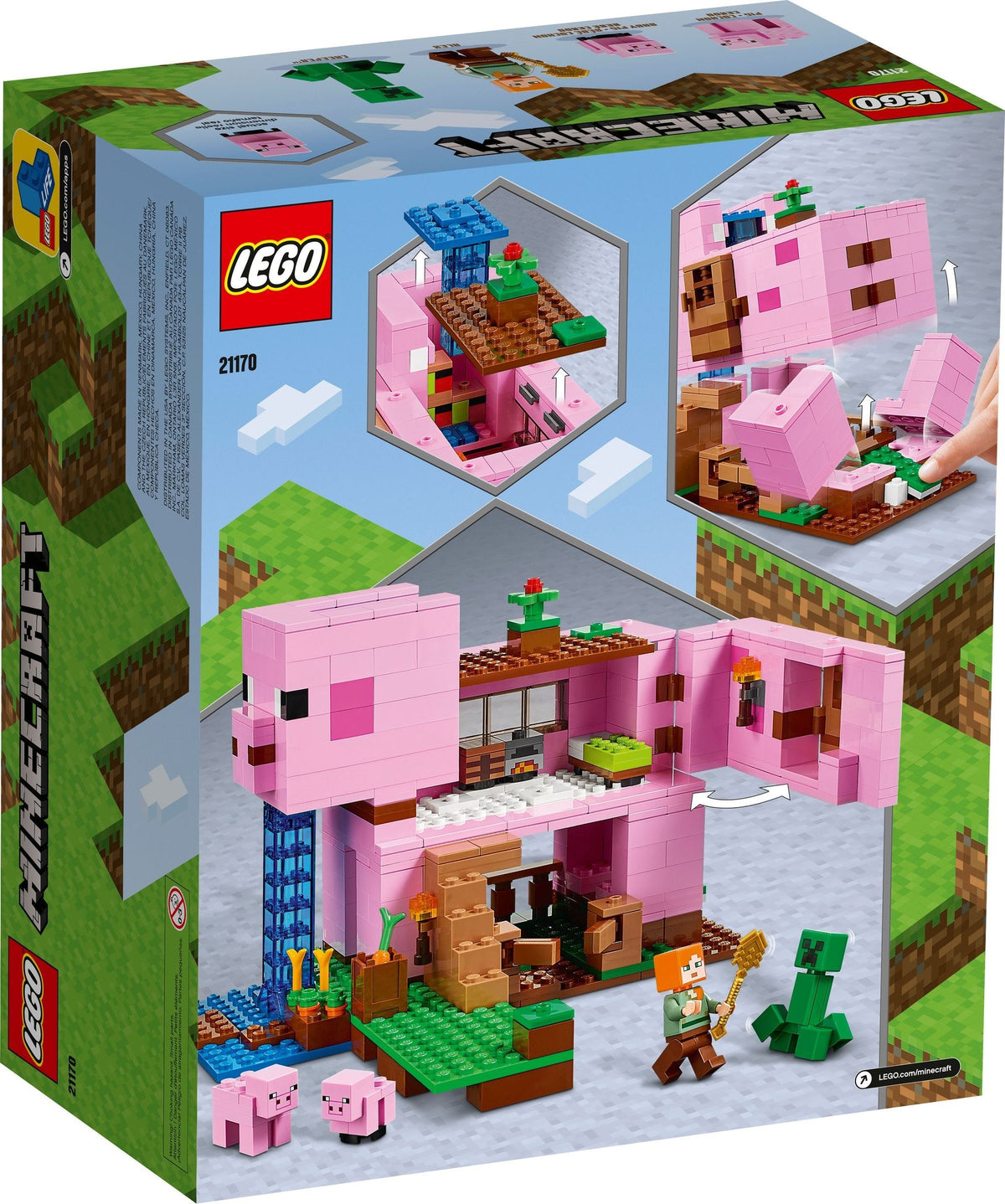 LEGO Minecraft 21170 Das Schweinehaus