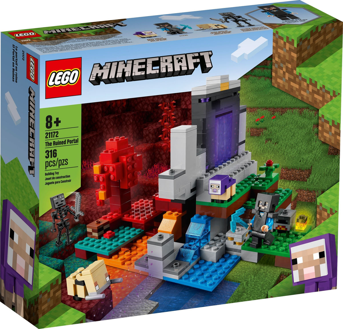 LEGO Minecraft 21172 Das zerstörte Portal