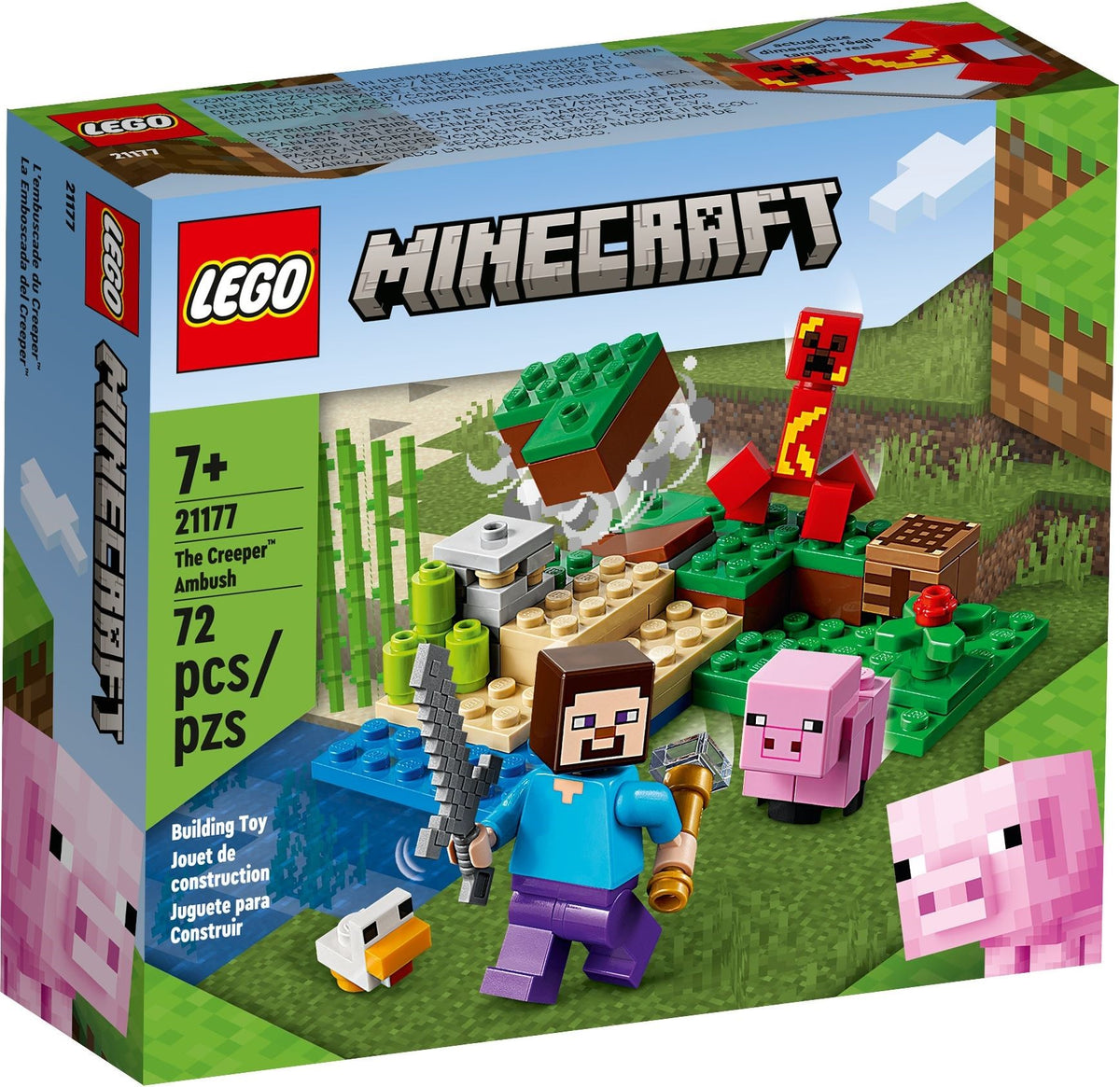 LEGO Minecraft 21177 Der Hinterhalt des Creeper