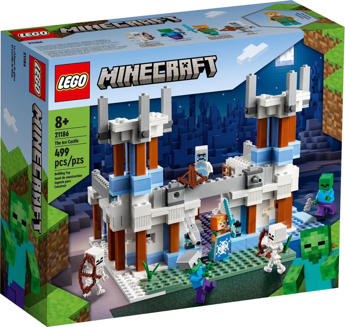 LEGO Minecraft 21186 Der Eispalast