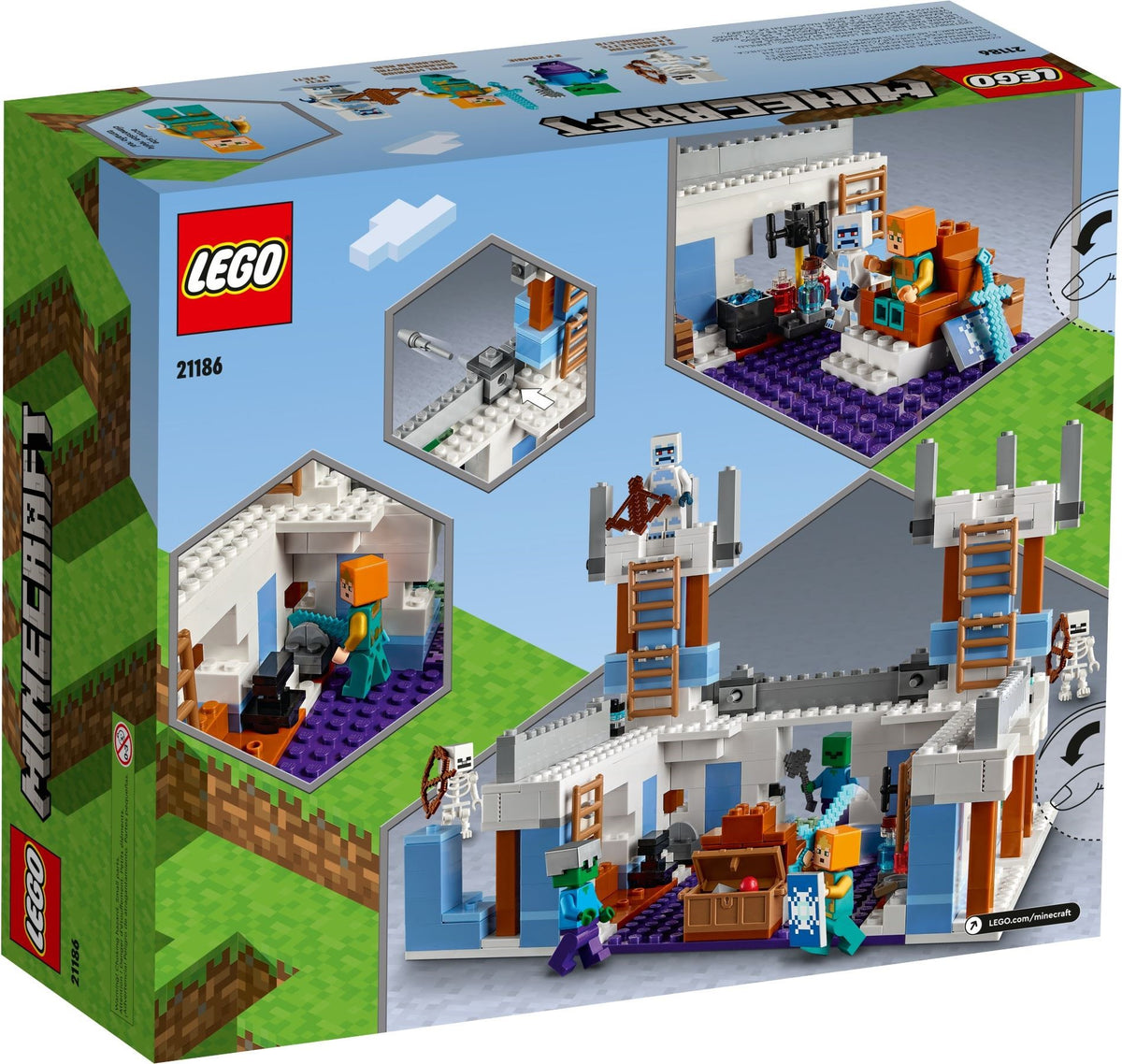 LEGO Minecraft 21186 Der Eispalast