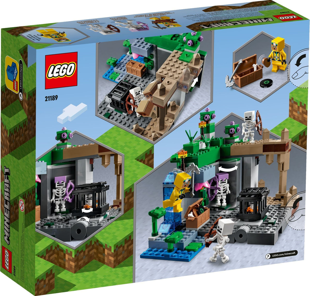 LEGO Minecraft 21189 Das Skelettverlies