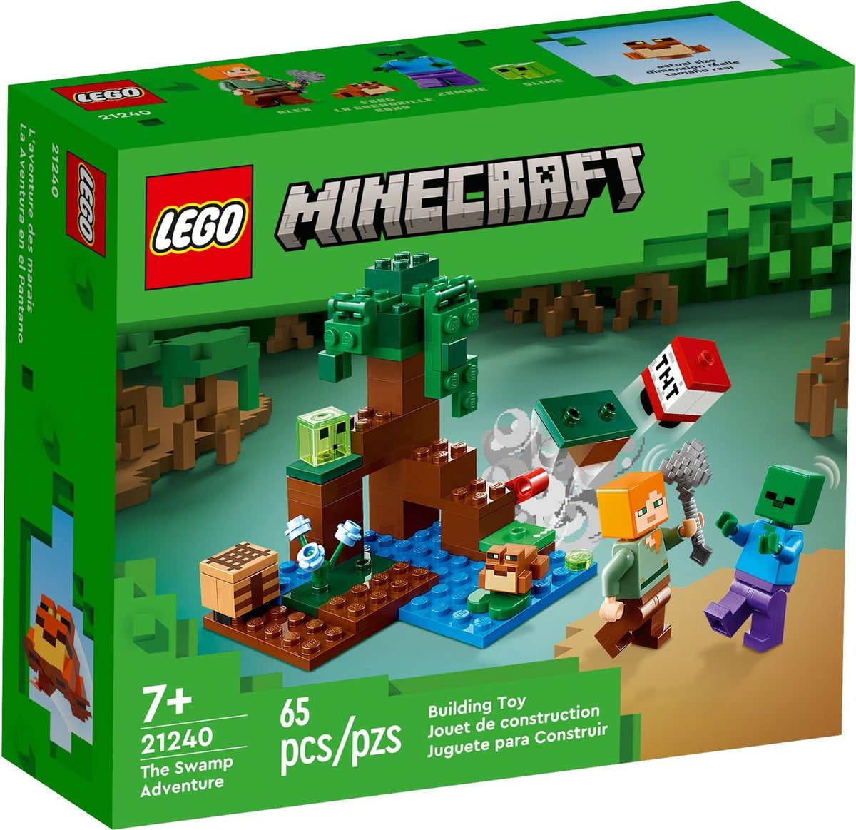 LEGO Minecraft 21240 Das Sumpfabenteuer