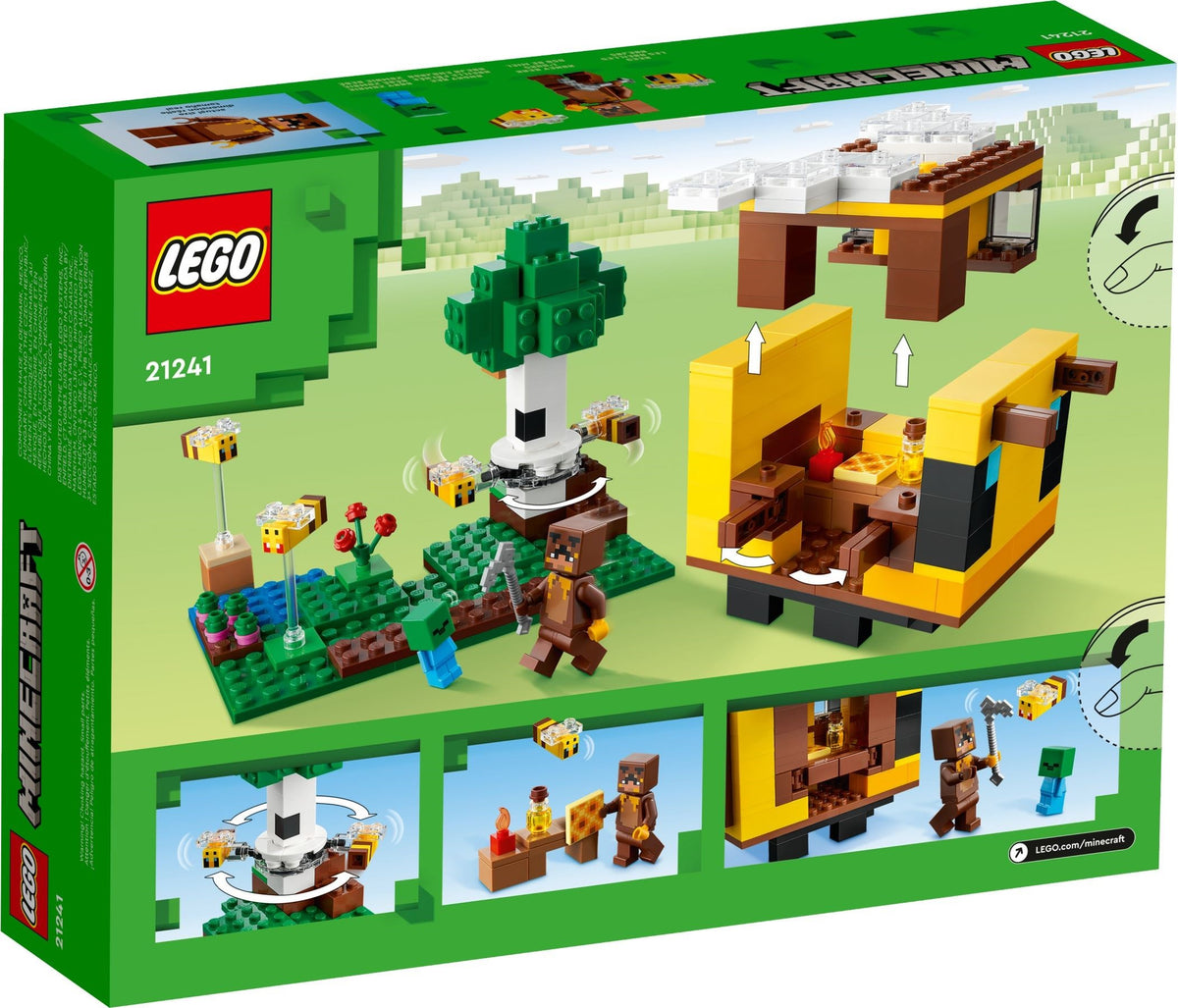LEGO Minecraft 21241 Das Bienenhäuschen